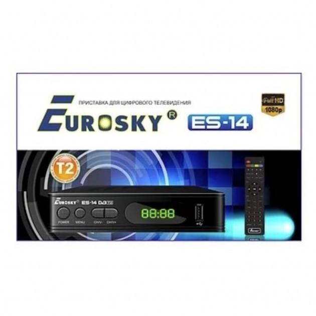 Цифровий тюнер ES-14 DVB-T2 Eurosky - фото 4