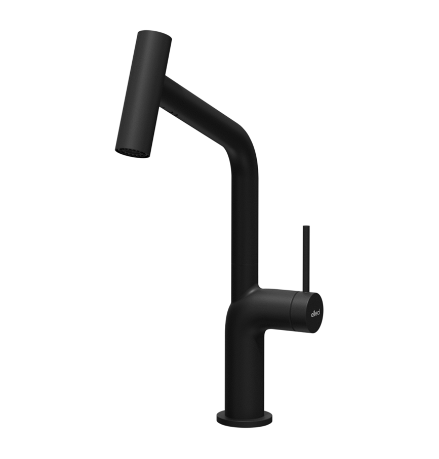 Смеситель для кухни ELLECI Loch 86 Черный матовый (23652)
