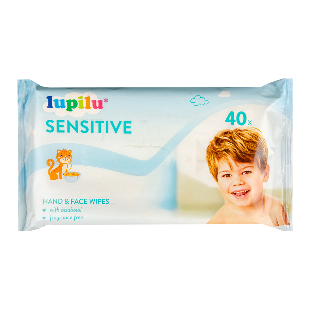 Детские влажные салфетки Lupilu Sensitive 40 шт.