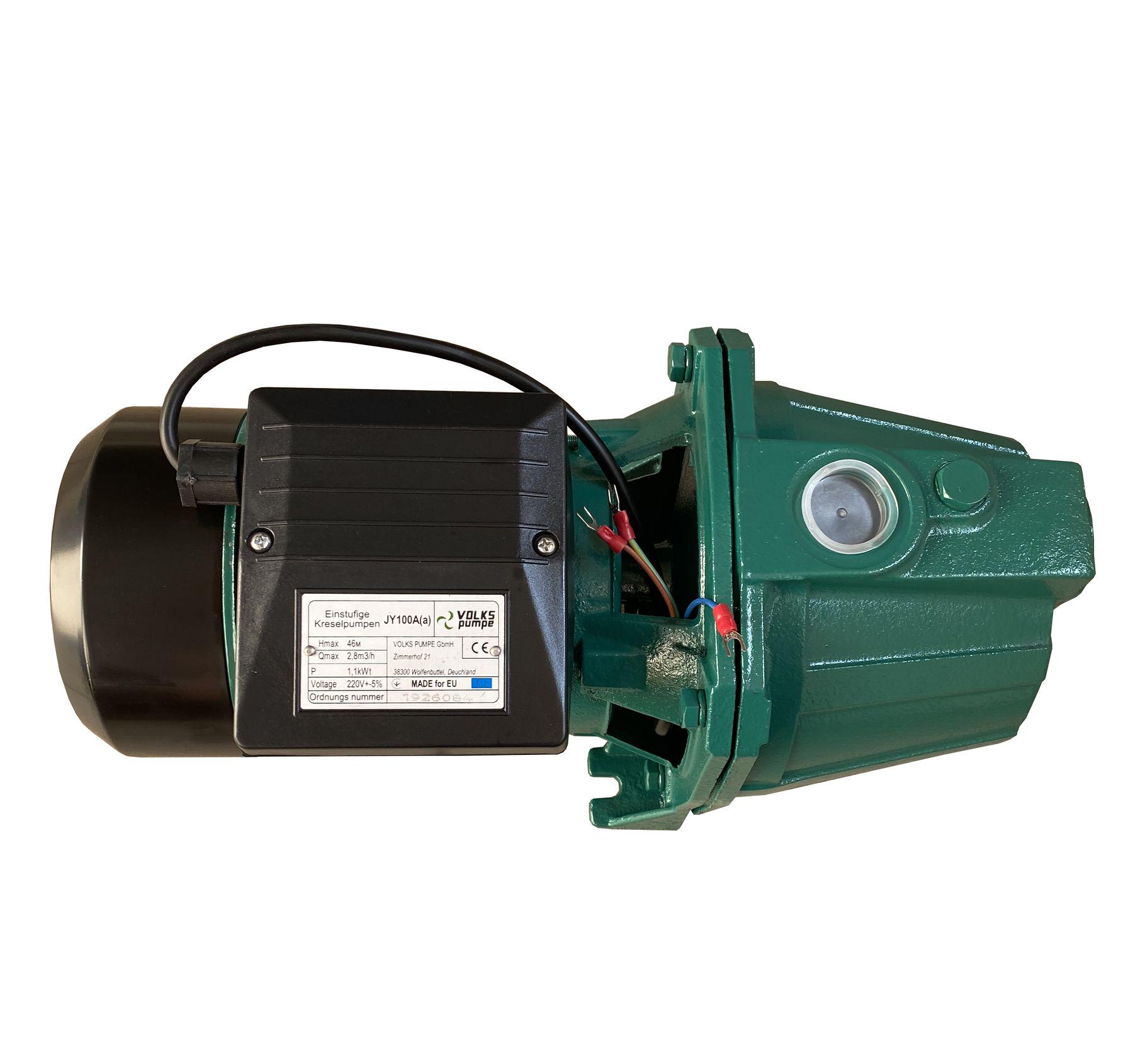Насос центробежный VOLKS pumpe JY100Aa 1,1 кВт чугун короткий