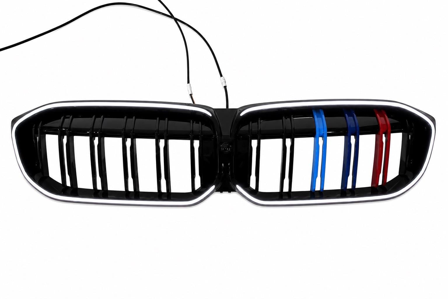 Ноздри M-Color LED GBT для BMW 3 серия G20/G21 2018- гг. abs-пластик Черный (190160)