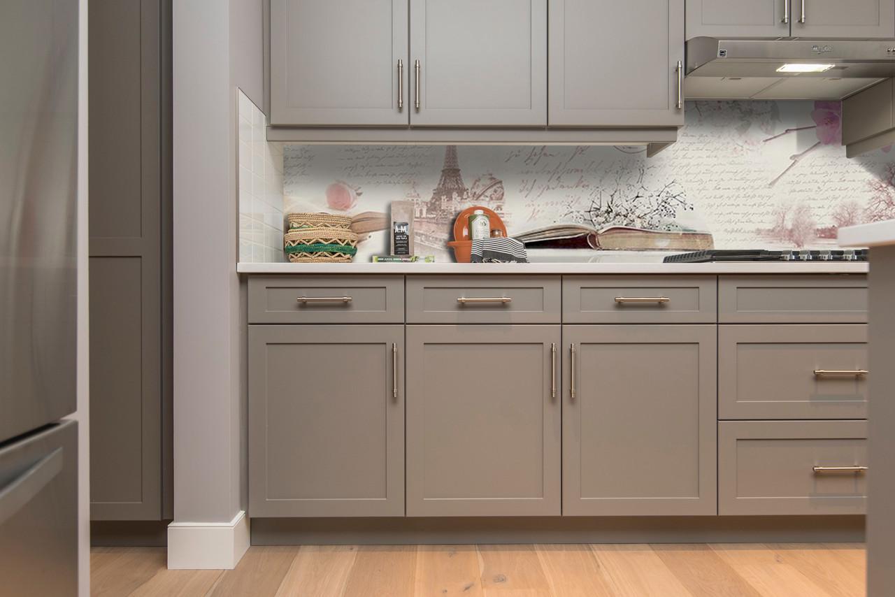 Кухонный фартук Париж в письмах из самоклеющейся виниловой пленки 60х300 см Розовый Кухонный фартук Париж в письмах из самоклеющейся виниловой пленки 60х300 см Розовый