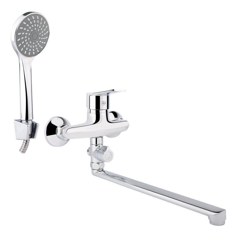 Смеситель для ванны Lidz 20 38 LIDZCRM203800502 однорычажный Хром (61573)