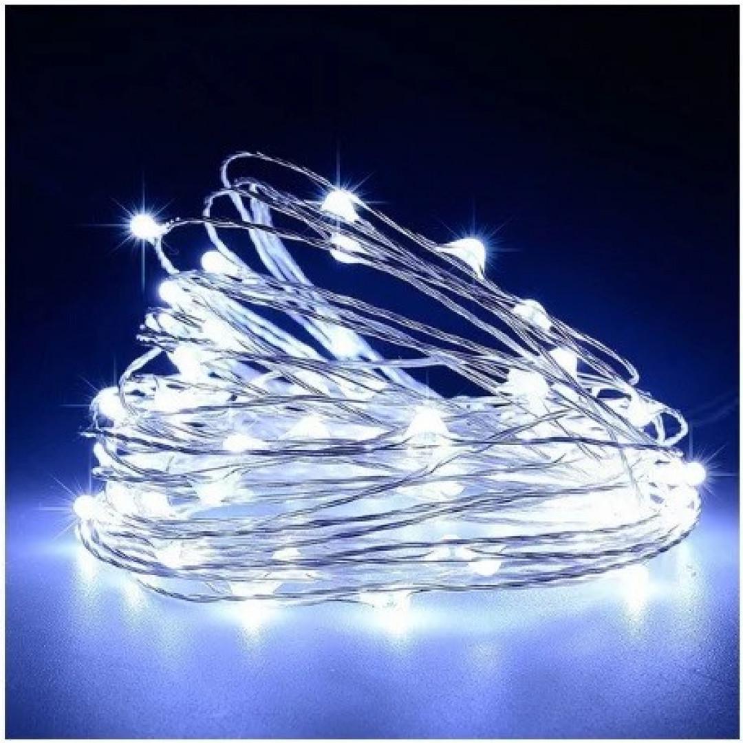 Гирлянда роса UKC RD-9025 100 LED RGB 10 м Белый (3-5-14505) Гирлянда роса UKC RD-9025 100 LED RGB 10 м Белый (3-5-14505)