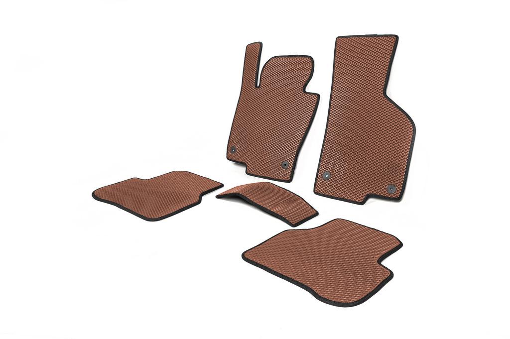 Коврики автомобильные Digital Designs для Volkswagen Passat B7 2012-2015 г EVA Кирпичный (74033)