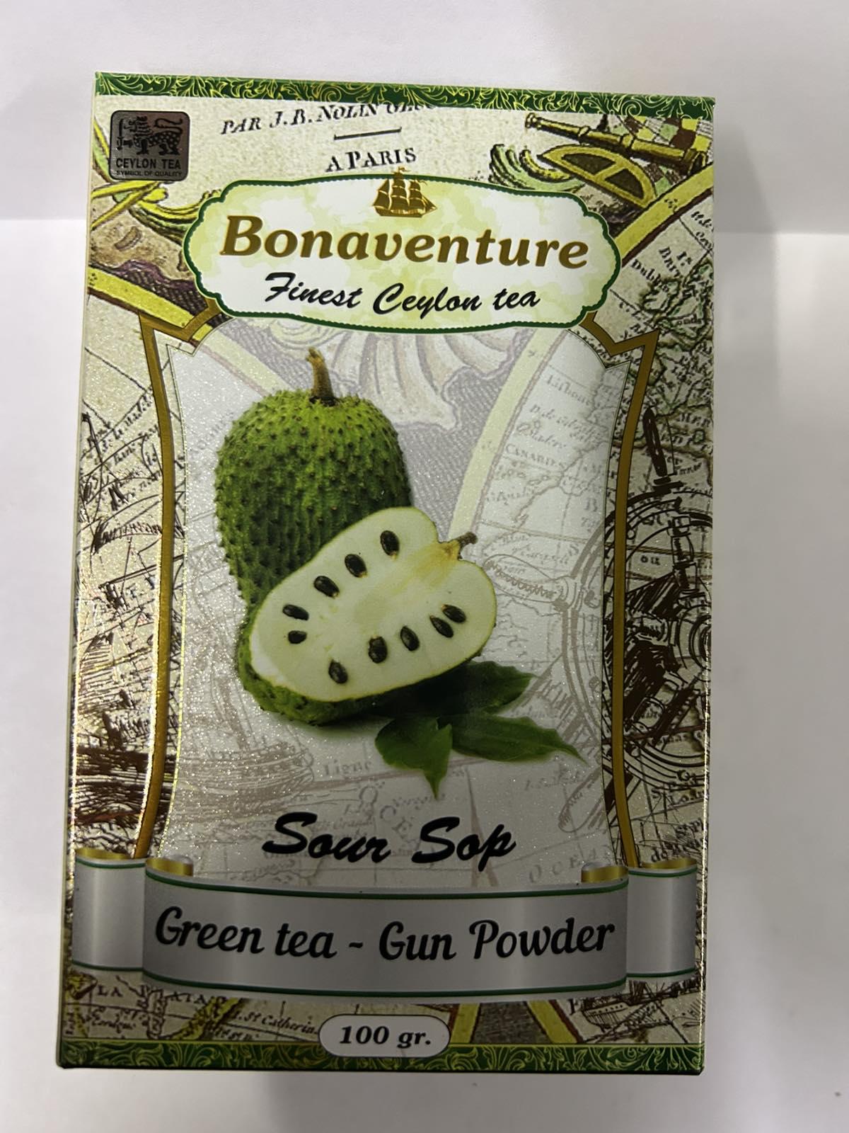Чай зелений Bonaventure Sour Sop Саусеп 100 г