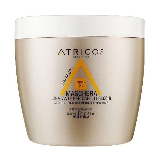 Маска для сухого волосся професійна зволожуюча Atricos Maschera Idratante Argan з аргановим маслом 500 мл (2588084441) - фото 1 Маска для сухого волосся професійна зволожуюча Atricos Maschera Idratante Argan з аргановим маслом 500 мл (2588084441) - фото 1