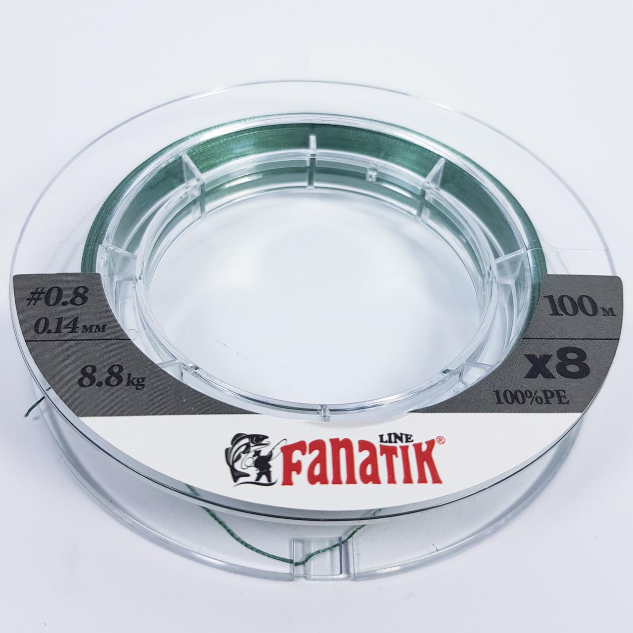 Шнур для спиннинга Fanatik Super Jig PE X8 0,16 мм 100 м (LP_FSJ-100-016)