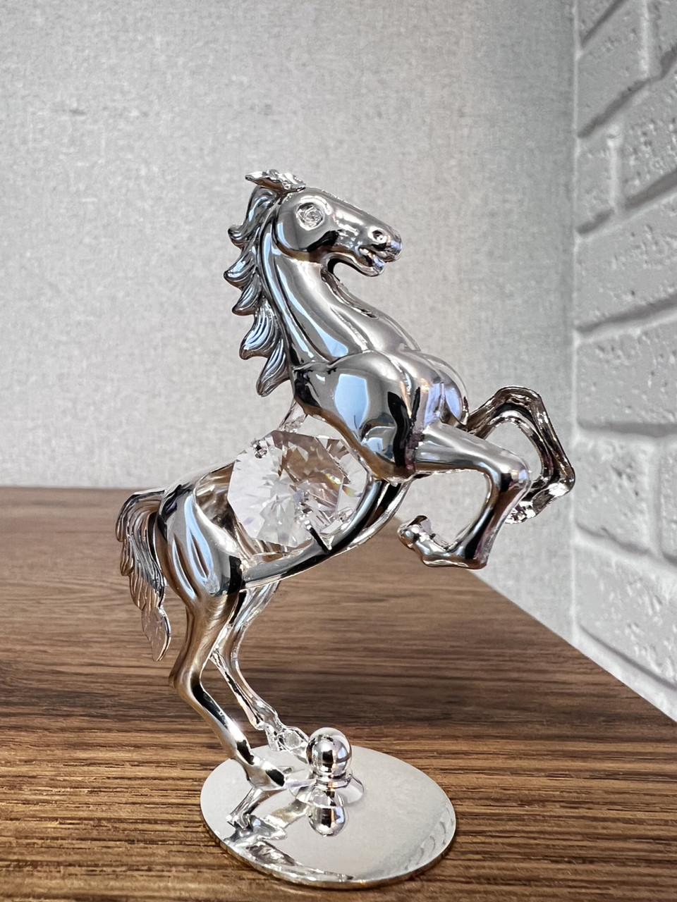 ᐉ Фігурка Crystocraft зі стразами Swarovski Кінь 8,5х6х3 см