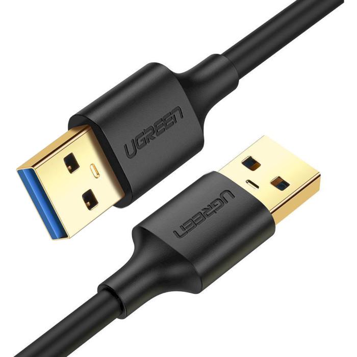 Кабель UGREEN US128 USB-A 3.0/5 Гбит/с/1 м Black (UGR-10370)