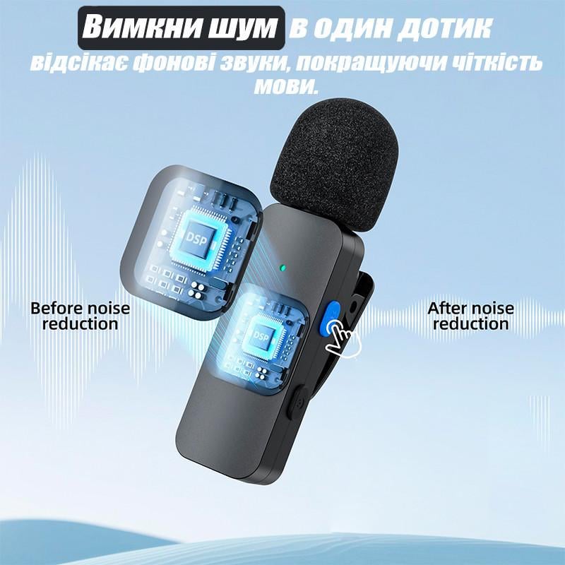 Микрофон беспроводной петличный Boya BY-V20 Mini Type C на одежду/для телефона/для записи видео (BOYA-BY-V20) - фото 3 Микрофон беспроводной петличный Boya BY-V20 Mini Type C на одежду/для телефона/для записи видео (BOYA-BY-V20) - фото 3