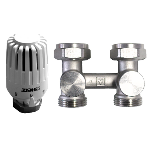 Комплект нижнього підключення Herz Project Н 3/4” прохідний (1376663)