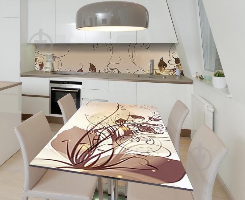 Наклейка 3Д виниловая на стол Zatarga «Фантазии летнего вечера» 650х1200 мм (Z184934/1st)