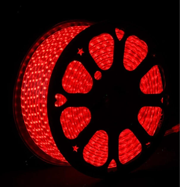Бухта 3-жильня кругла LED-стрічка 100 м колір світлодіодів Червоний (SZ-1750-05) - фото 2 Бухта 3-жильня кругла LED-стрічка 100 м колір світлодіодів Червоний (SZ-1750-05) - фото 2