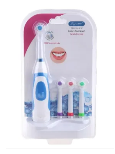 Зубная щетка Electric ToothBrush электрическая 4в1 - фото 2