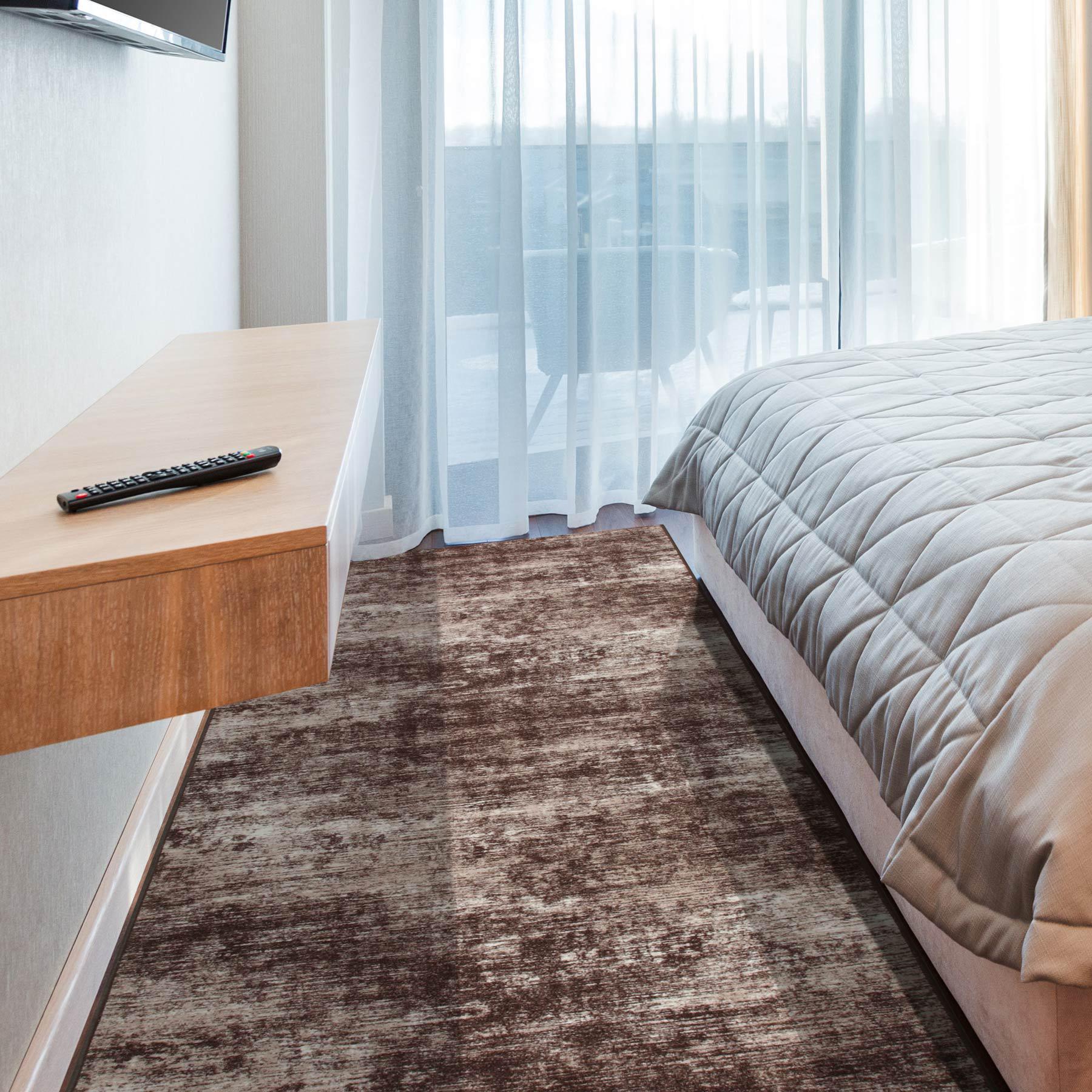 Ковер безворсовый на резиновой основе DAKARIA Ratio PrintGel Run 1023vl39-p5 2x2 м Коричневый (00-00015078) - фото 10 Ковер безворсовый на резиновой основе DAKARIA Ratio PrintGel Run 1023vl39-p5 2x2 м Коричневый (00-00015078) - фото 10