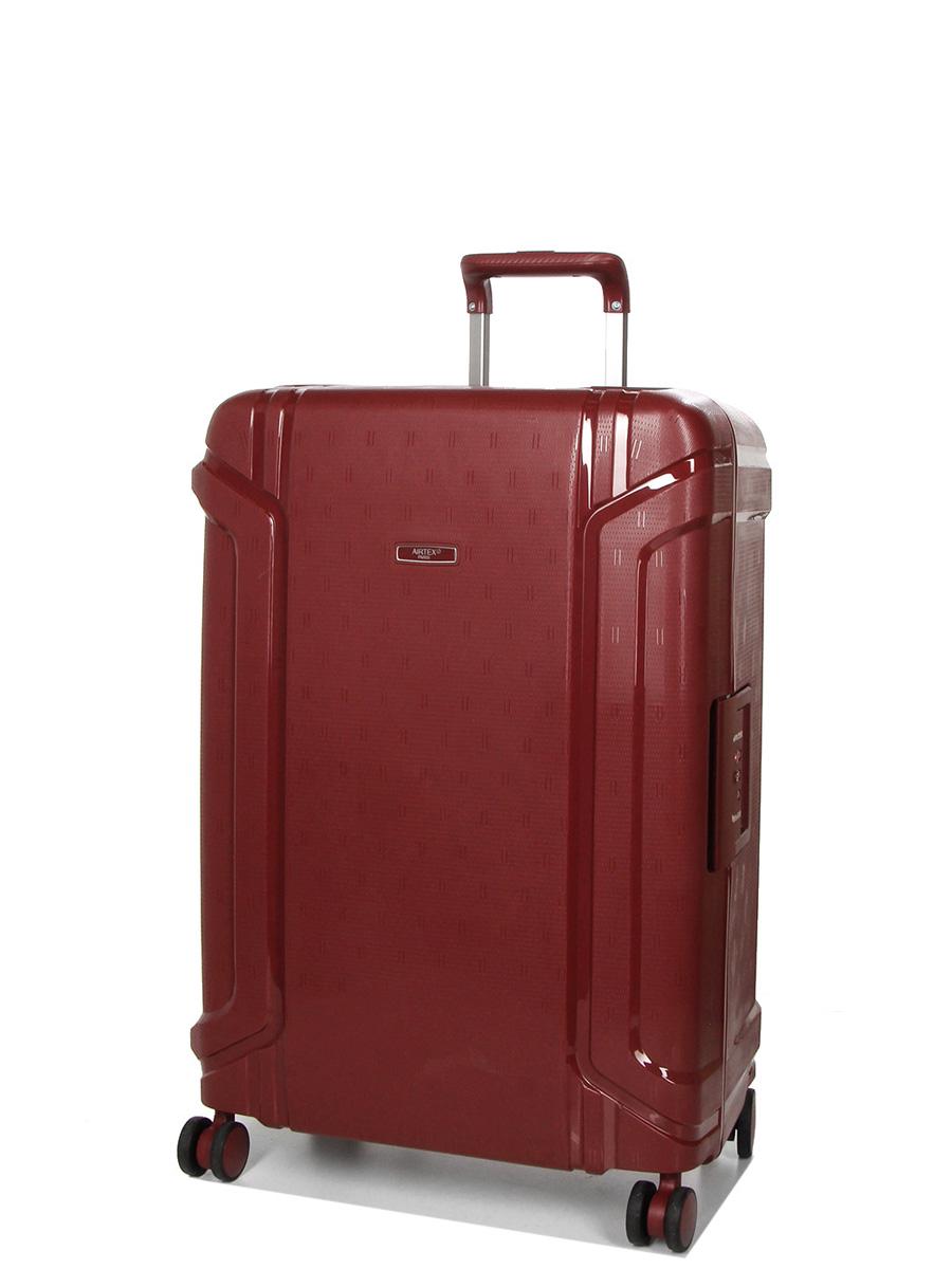 Чемодан средний полипропилен Airtex 645 M 76 л 68х47х28 см Красный