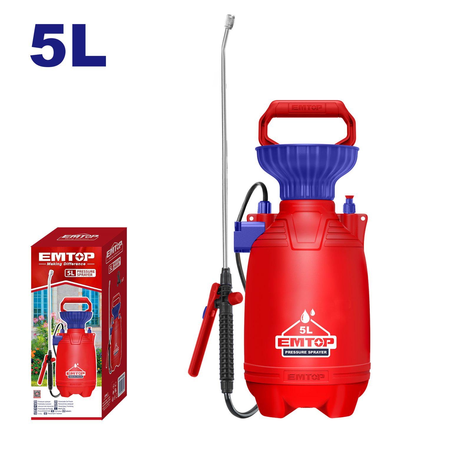 Опрыскиватель EMTOP ESPP30502 5 л - фото 2 Опрыскиватель EMTOP ESPP30502 5 л - фото 2