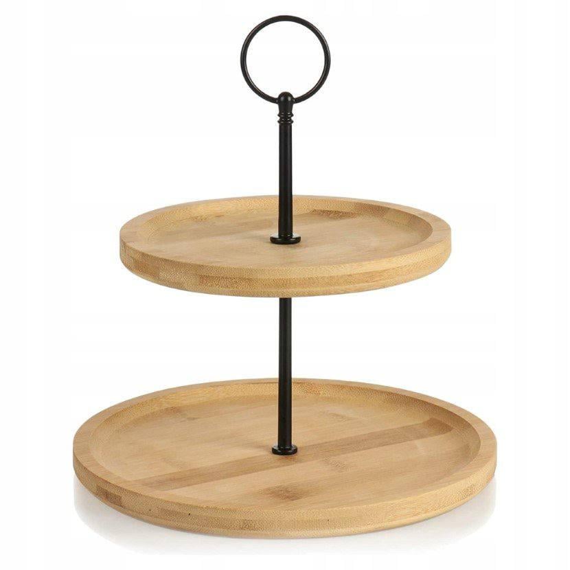 Органайзер для косметики дерев`яний двоярусний 20х25х28 см