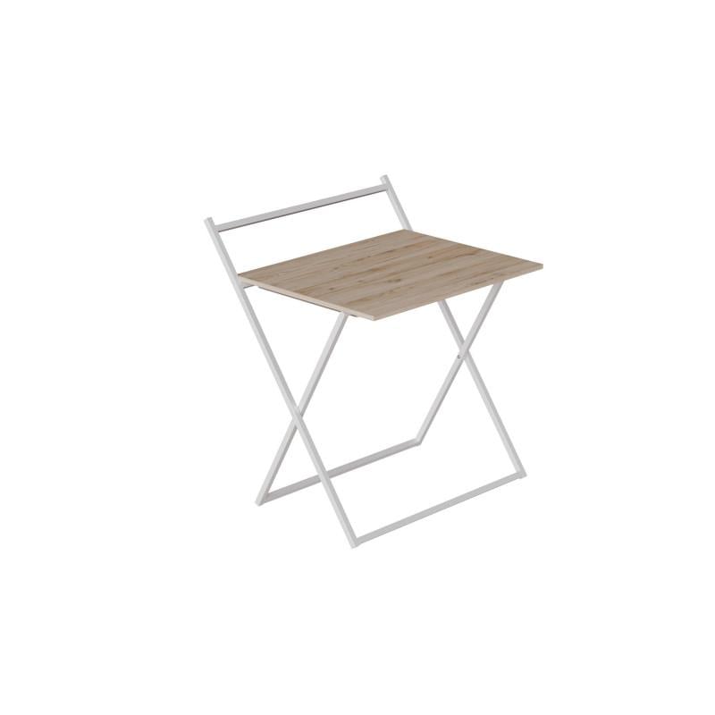 Стол письменный раскладной Ferrum Decor 79x72х75 см Дуб Сан марино/Белый (28341135)