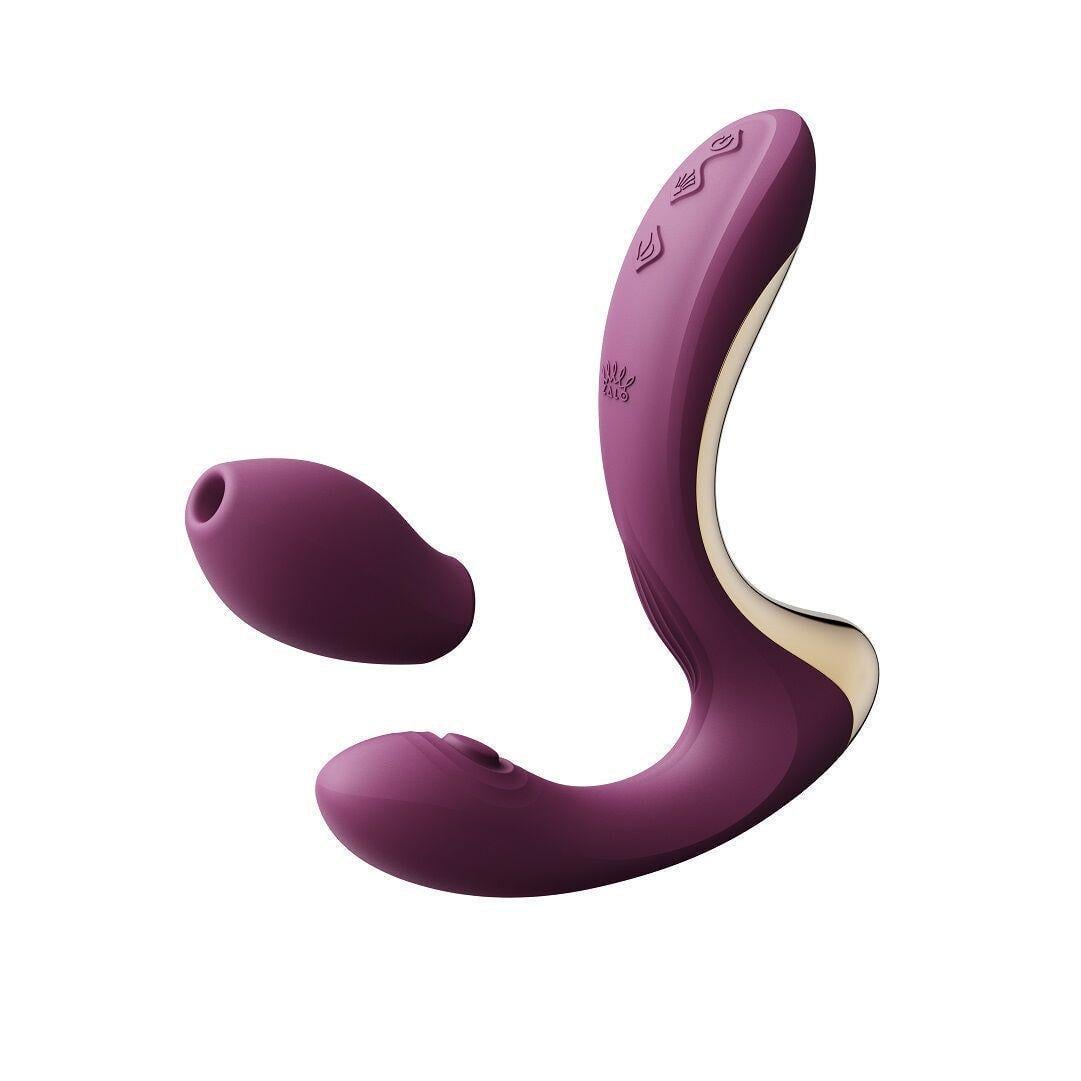 Вибратор-пульсатор с вакуумной насадкой Zalo Talis G-Spot PulseWave Vibrator Velvet Purple (SX0712) Вибратор-пульсатор с вакуумной насадкой Zalo Talis G-Spot PulseWave Vibrator Velvet Purple (SX0712)