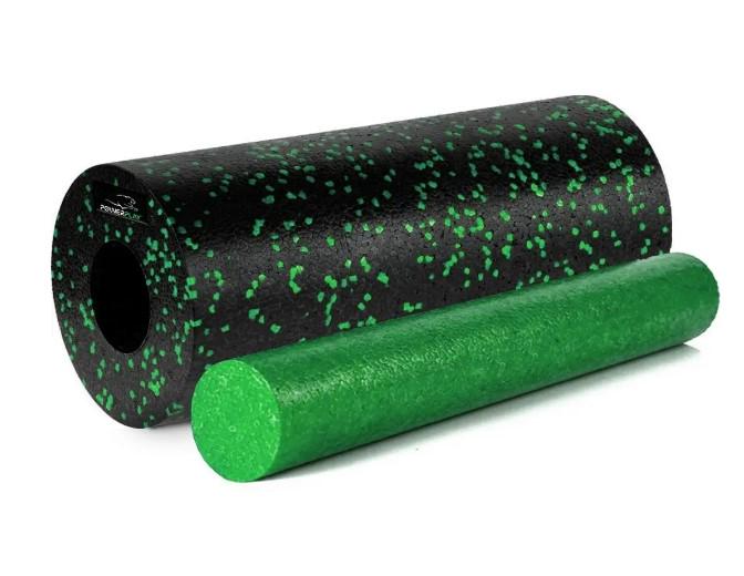 Массажный набор PowerPlay PP-4015 EPP Foam Roller Set 4в1 Черно-зеленый (60808) - фото 6