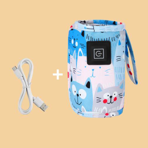 Підігрівач для пляшечки портативний, термоупаковка Mommy Bag №3 Котик Блакитний (141434) - фото 4