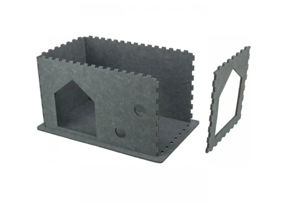 Домик для кота Trixie Lene из фетра 54х30х35 см Серый (36271) - фото 2 Домик для кота Trixie Lene из фетра 54х30х35 см Серый (36271) - фото 2