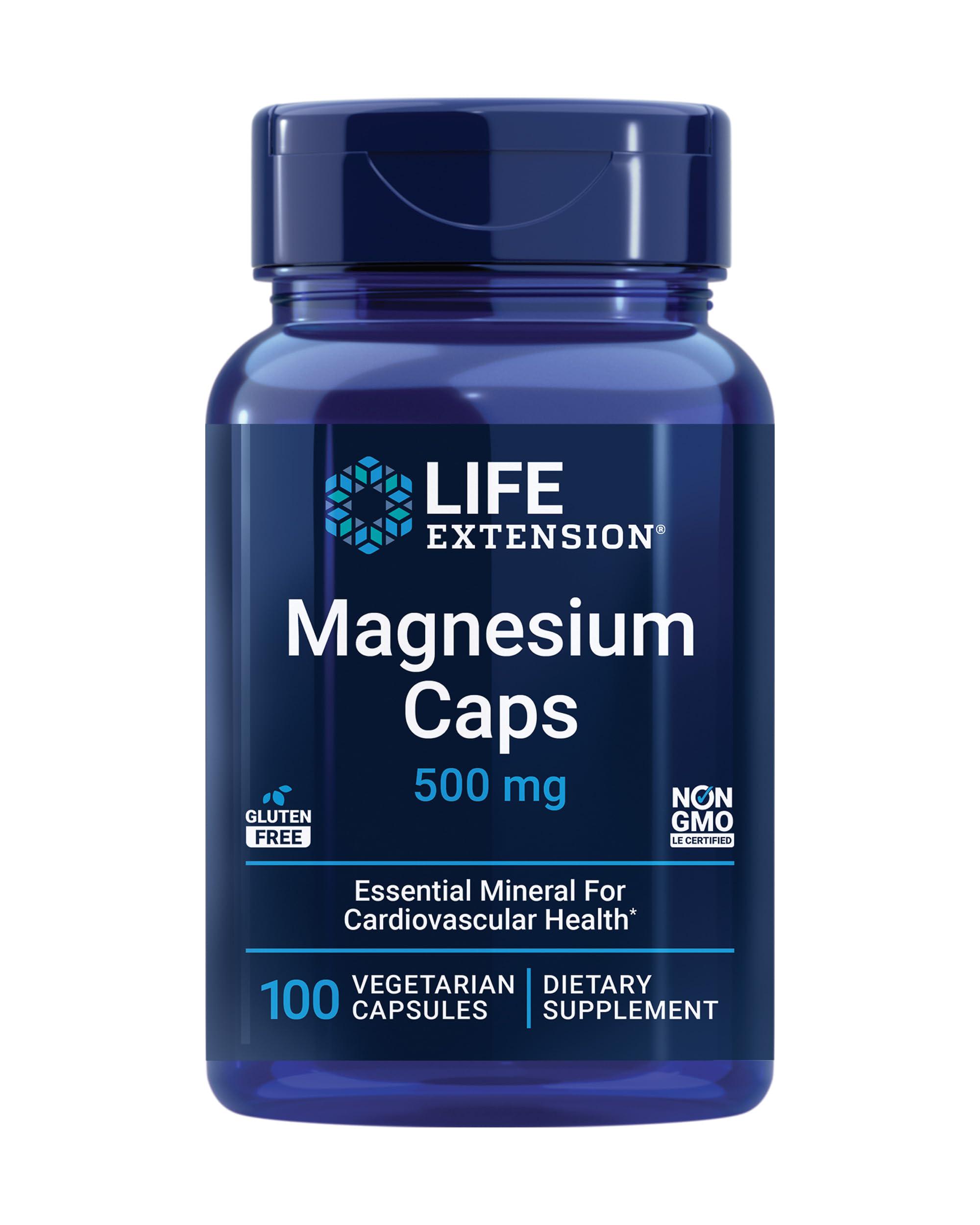 Магний Life Extension Magnesium Caps 500 mg 100 капс.