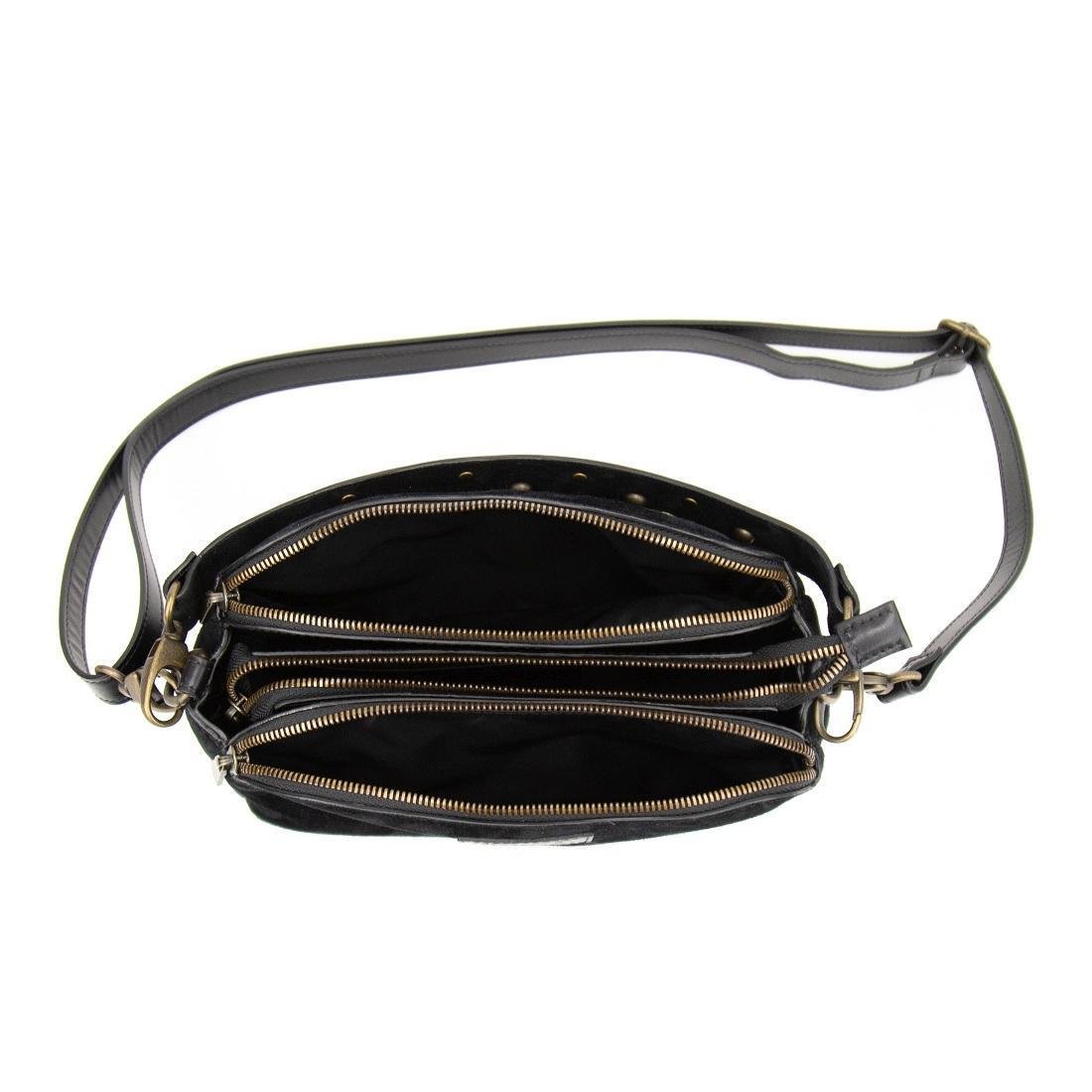 Женская сумка сумка на три отдела Tavinchi CH-0125A-Y Черный (2656558769) - фото 3