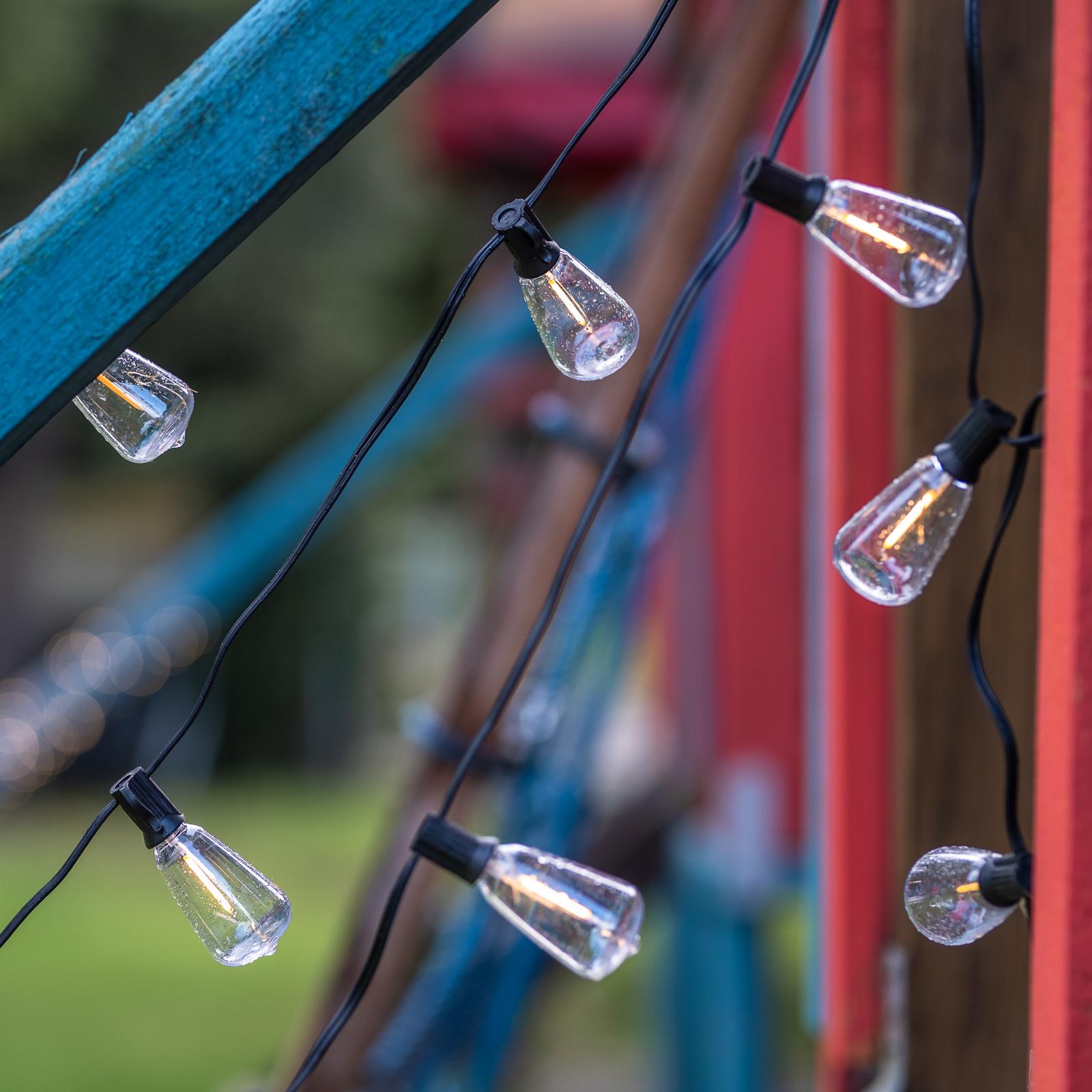 Гирлянда на солнечной батарее садовая Lumiled Pyris 30 LED и 2 шт. 9,8 м 2700 K/IP44 с пультом и USB-зарядкой (10679) Гирлянда на солнечной батарее садовая Lumiled Pyris 30 LED и 2 шт. 9,8 м 2700 K/IP44 с пультом и USB-зарядкой (10679)