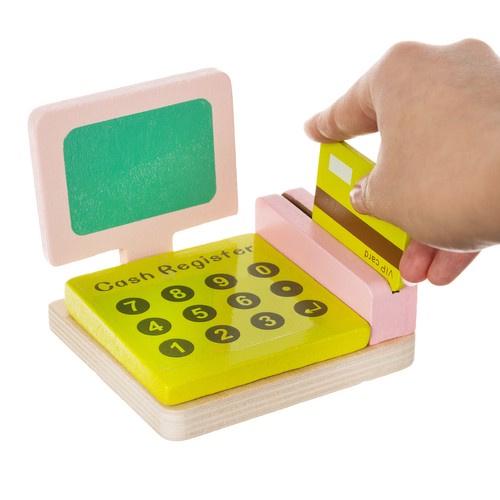 Магазин-супермаркет Kruzzel деревянный игрушечный с кассой и аксессуарами (29321737) - фото 6