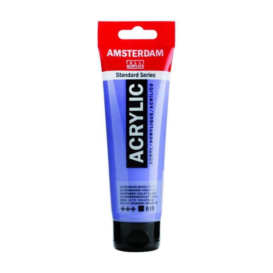 Краска акриловая AMSTERDAM Royal Talens 17095192 3 шт. 120 мл 519 Ультрамарин фиолетовый светлый (8712079268206)