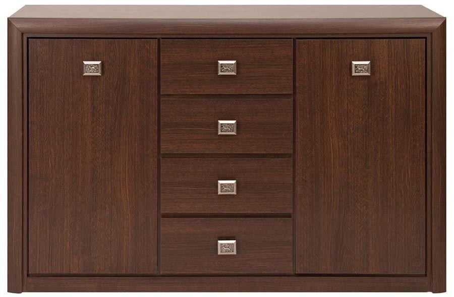 Комод для спальни с выдвижными ящиками Гербор Коэн KOM_2D/4S 1500х400х935 мм Венге магия (3588494)