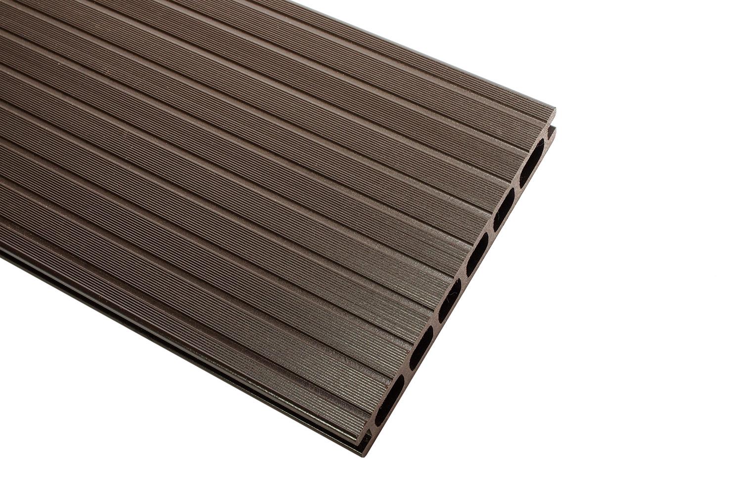 Терасна дошка Holzdorf тип Д класік 140×20х2400 мм Горіх (28613462)