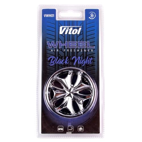 Ароматизатор для авто Vitol Wheel Black Night підвісний (23194532)