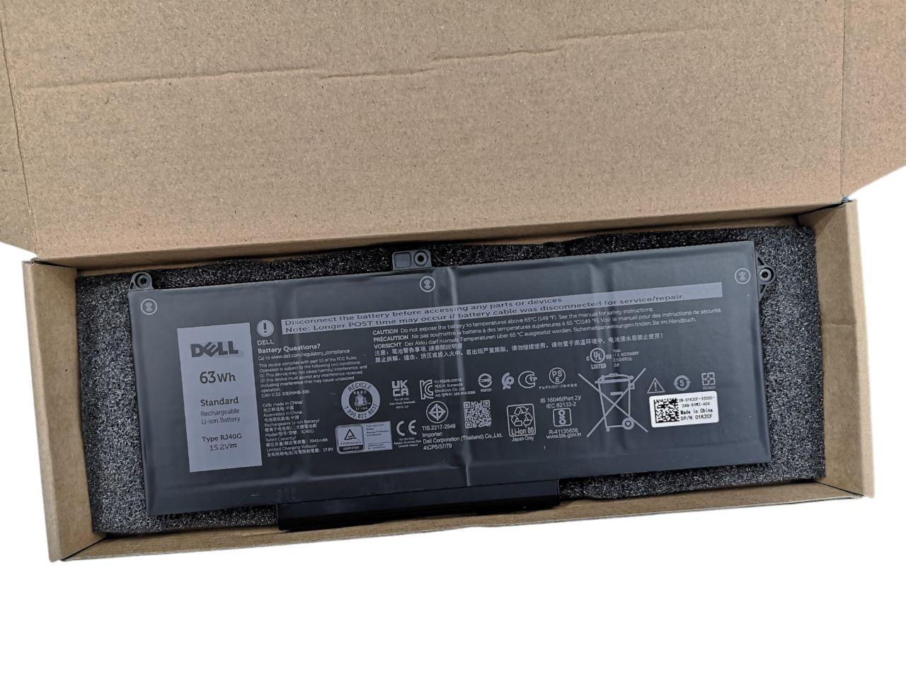 Аккумулятор для Dell Latitude 5420/5520/Precision 3560/RJ40G 3941 mAh 63Wh