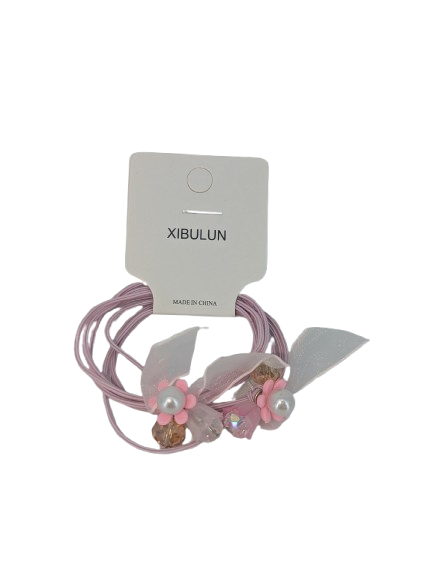 Резинки для волос Stenson WW02503 2 шт. Pink (27676426)