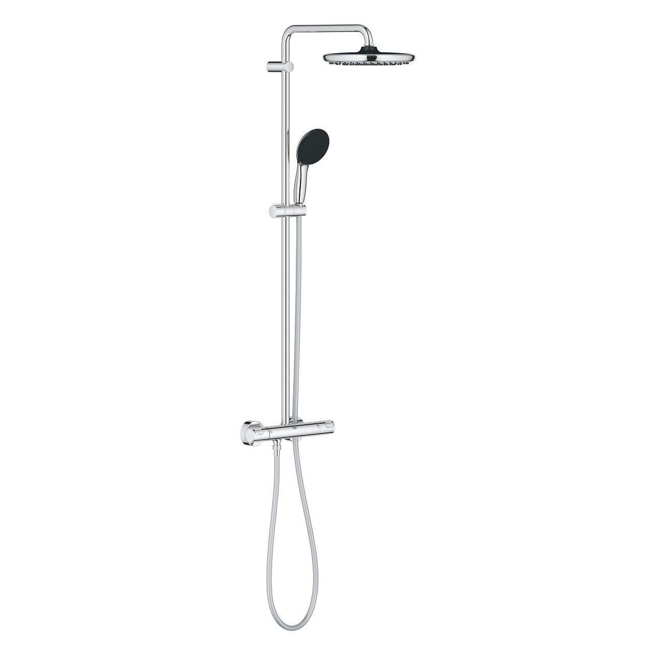 Душова система з термостатом Grohe QuickFix Vitalio Start 26677001 Хром (215018) - фото 3