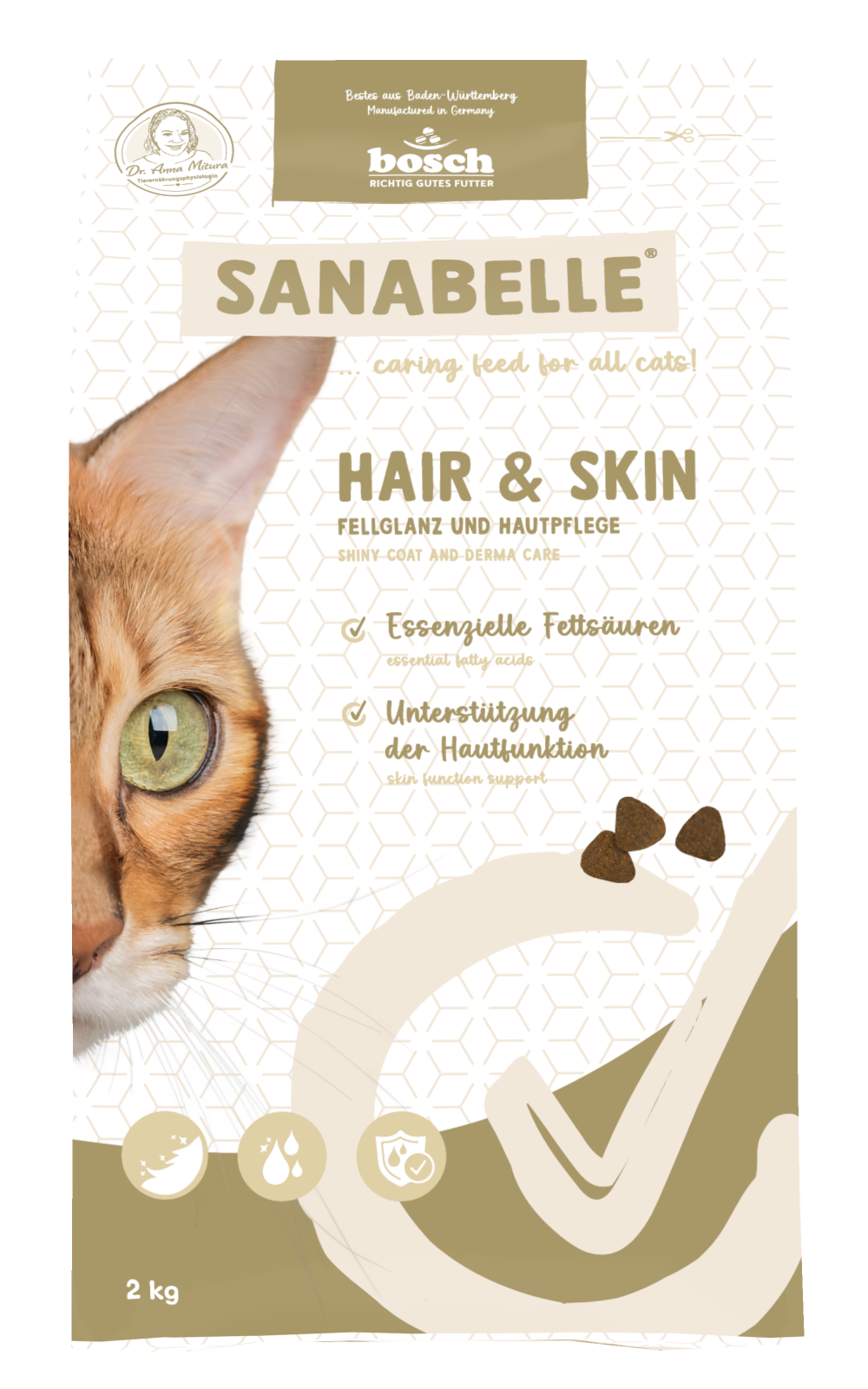 Сухой корм для кошек Bosch Sanabelle Hair&Skin 2 кг
