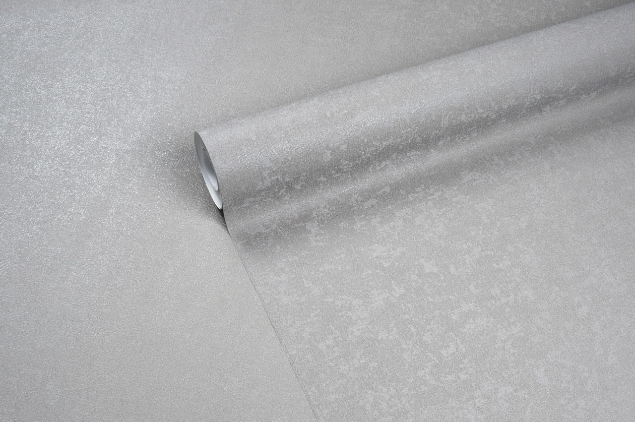 Обои флизелиновые Vinil LS Ariya ЭШТ 6-1570 винил горячего тиснения 1,06х10,05 м Графитовый