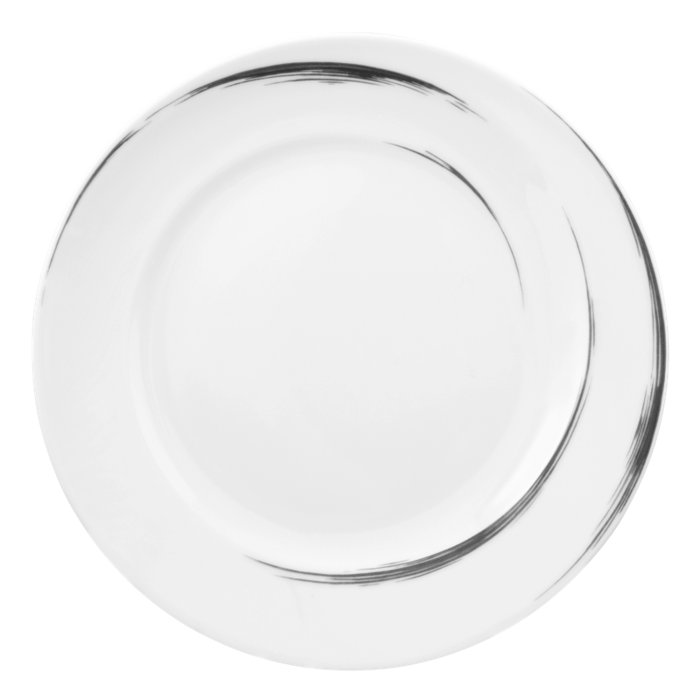 Тарелка круглая Seltmann Weiden Grey Brush 23 см