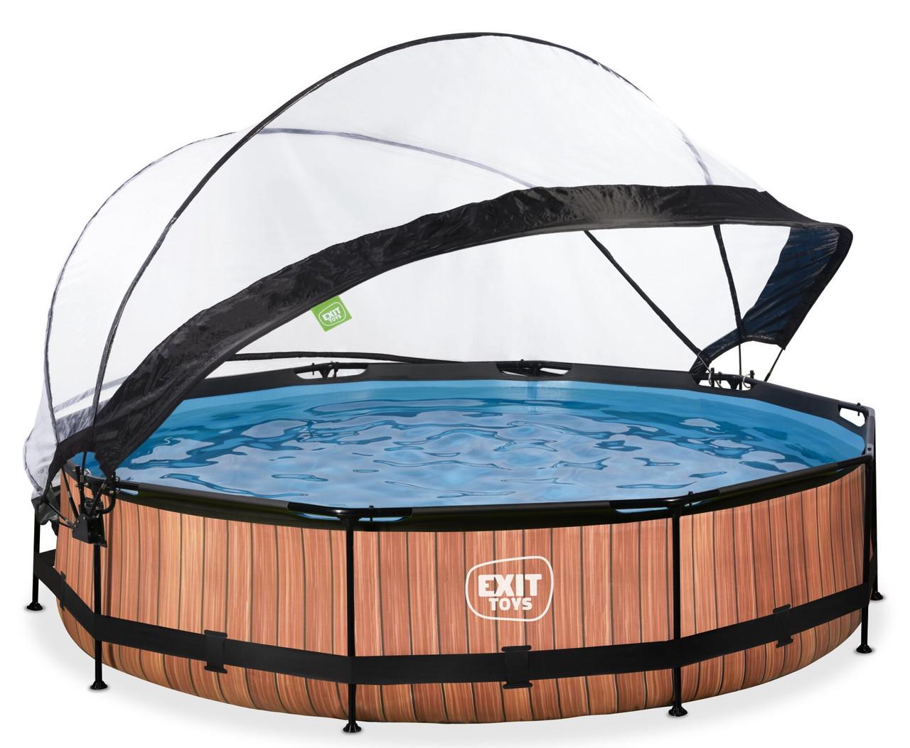Бассейн каркасный с куполом EXIT Дерево для детей 360х76 см (2654929937)