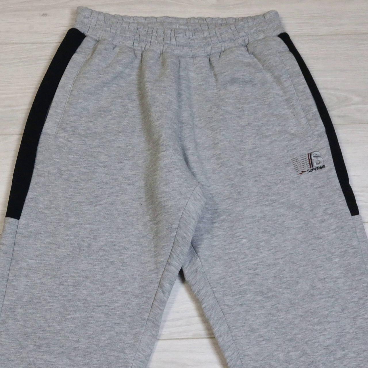 Спортивные штаны мужские Masimar на флисе S Серый (17558) - фото 2