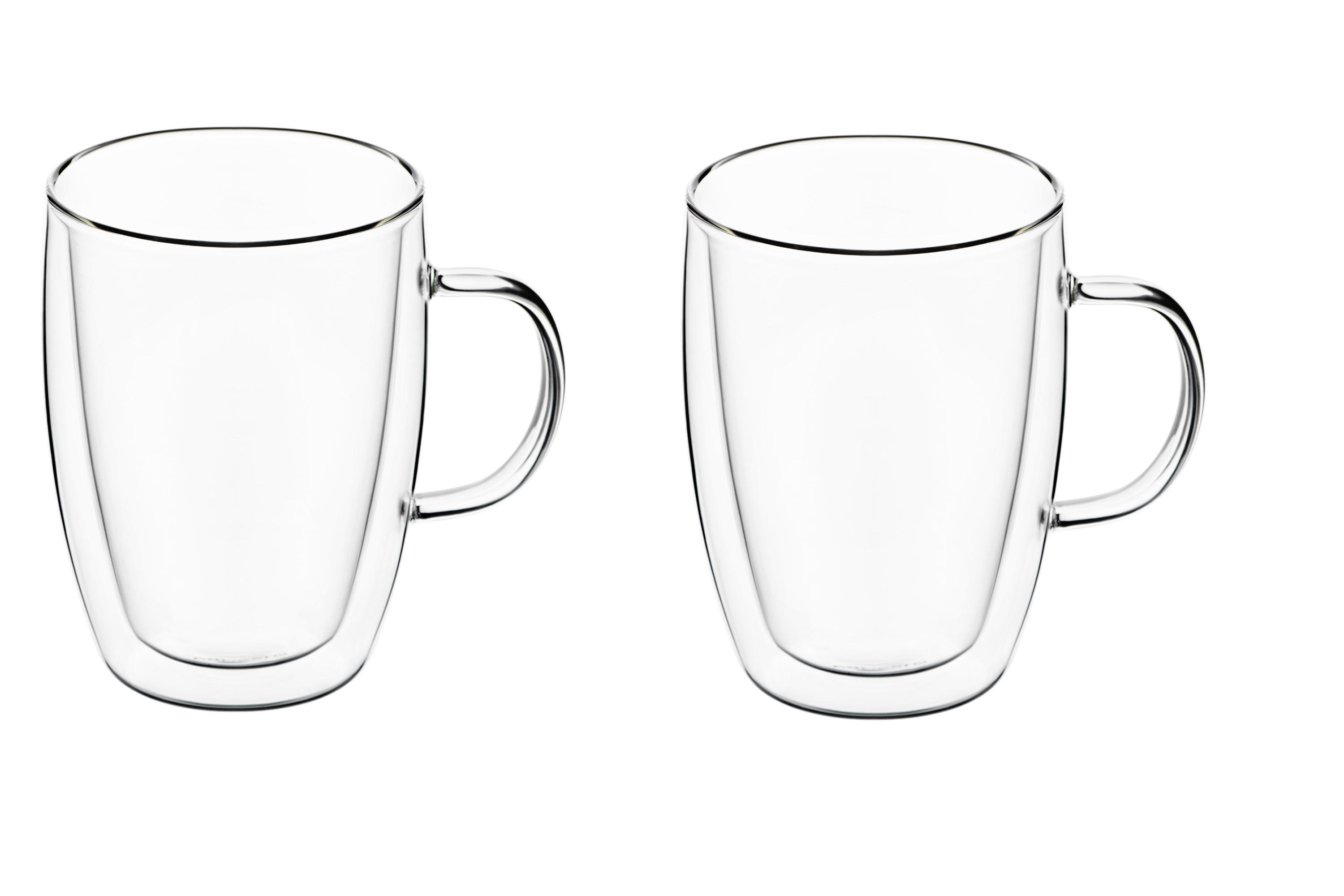 Набор чашек с двойными стенками Ardesto AR2627BHR 270 мл 2 шт. Прозрачный (90fbb0cf3)