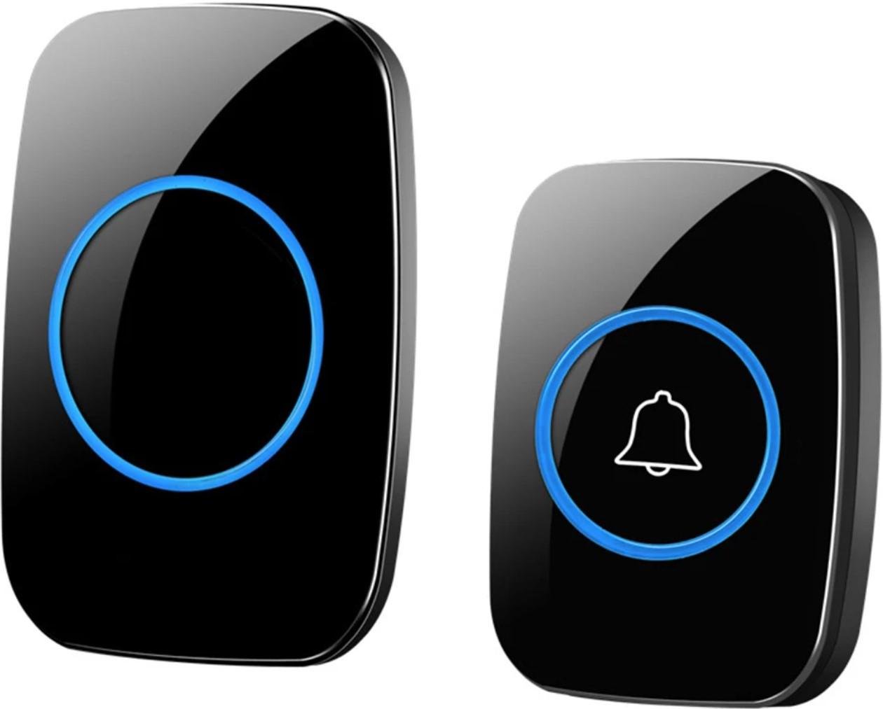 Дзвінок дверний бездротовий A10 на вхідні двері Black (2770937401)