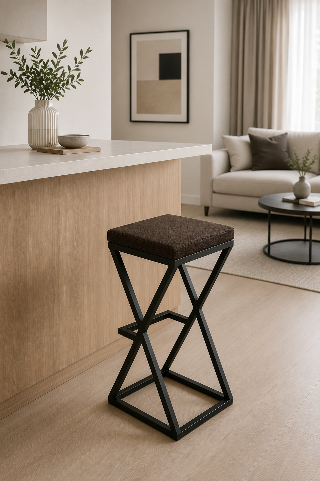 Барний стілець в стилі лофт EcoLoft TX-2453-4 (38026406)