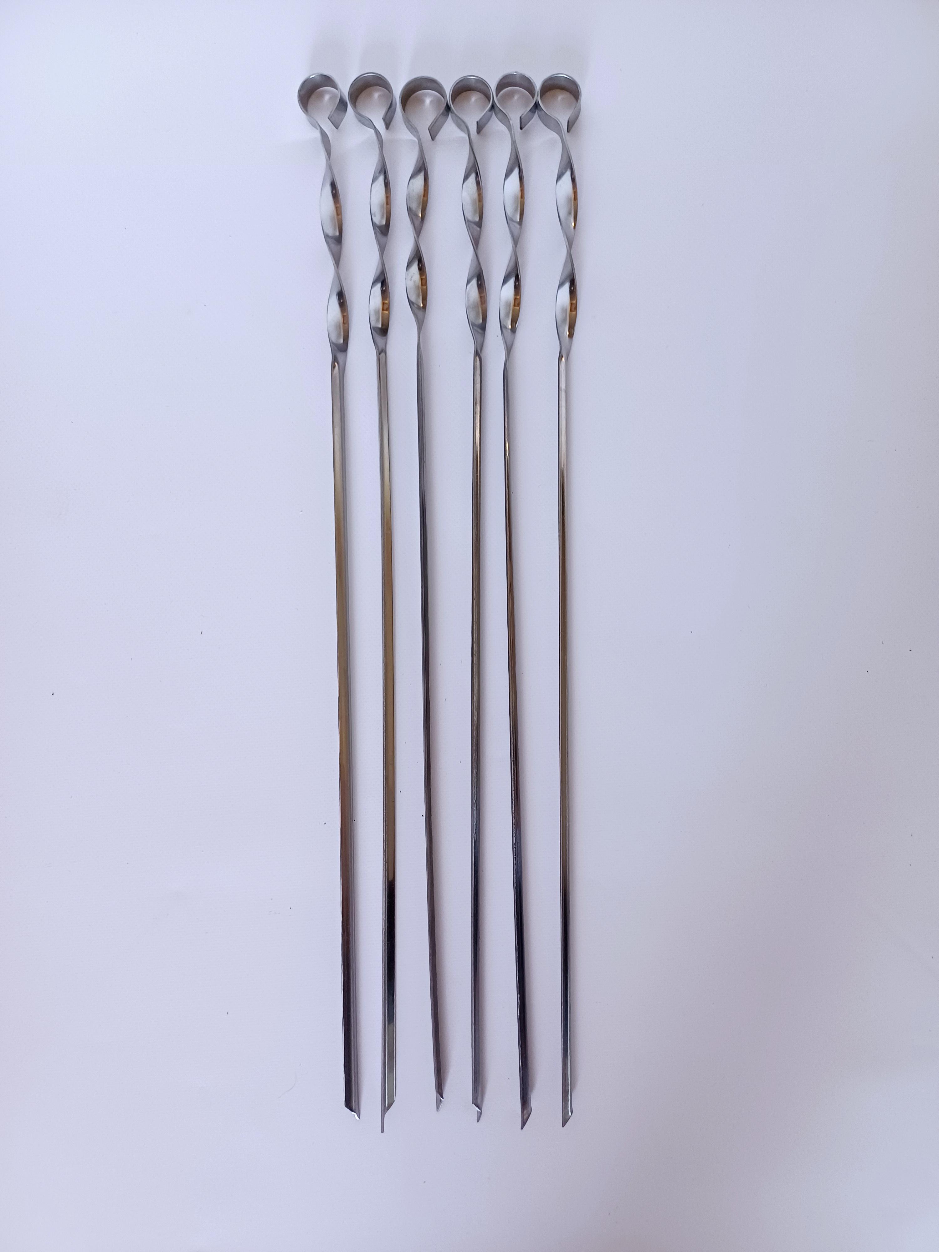 Шампур Уголок 1,5х10х570 мм (12062376) - фото 2 Шампур Уголок 1,5х10х570 мм (12062376) - фото 2