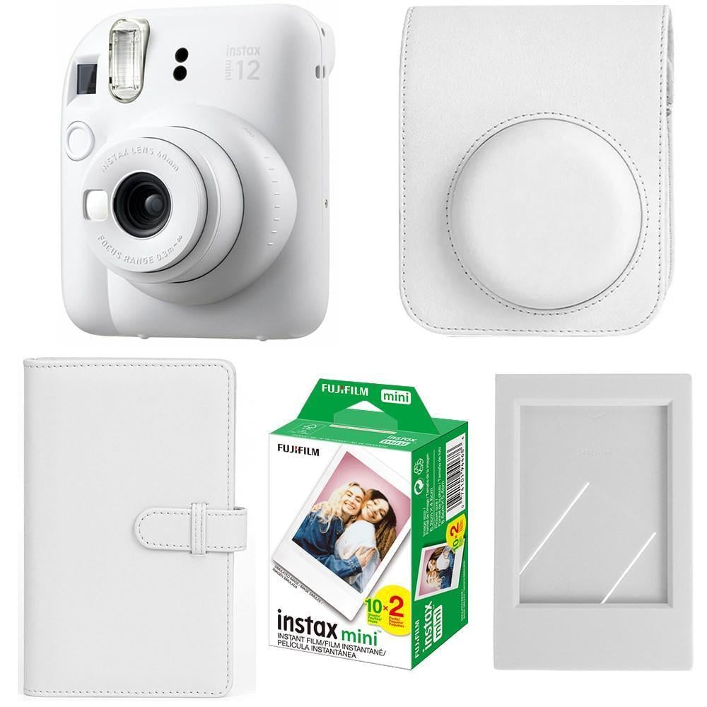 Подарочный набор Fujifilm Instax Mini 12 фотобумага 20 шт./чехол/фотоальбом 108 фото/рамка Белый