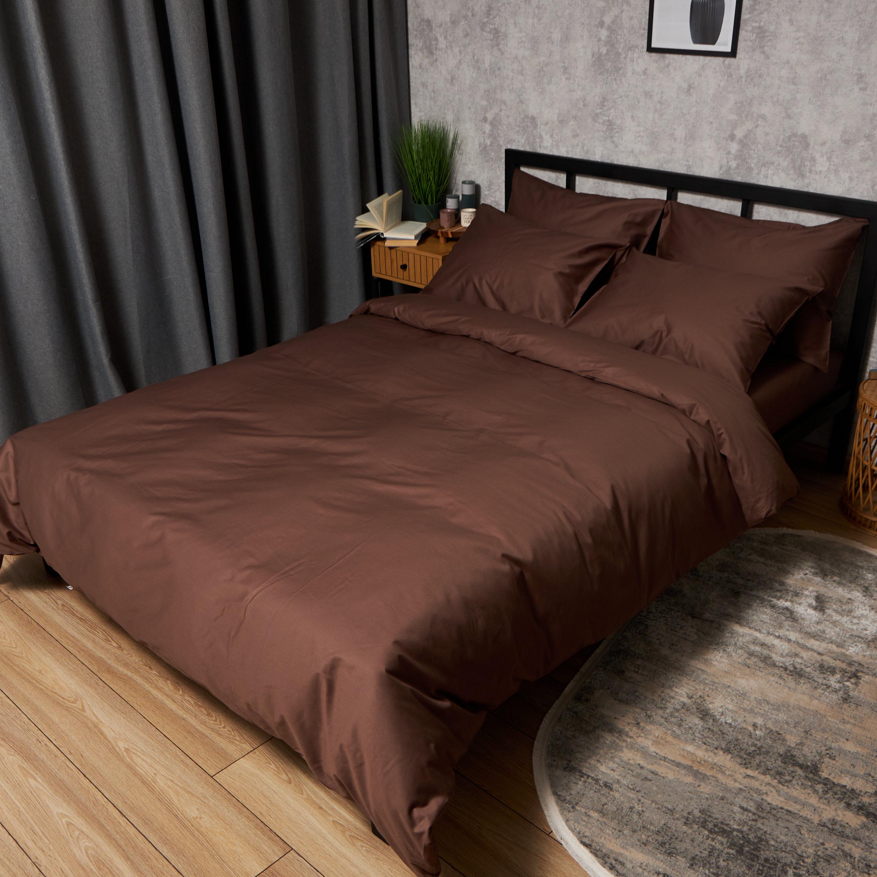 Комплект постельного белья Moon&Star Satin Premium Mocha Mood king size наволочки 2 шт./220x240 см (MS-820010047)